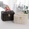 Makeup bag for women, small fragrance, large capacity, portable toiletries, storage bag, portable for going out 