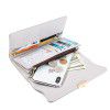 Women's Long Wallet Fashion Buckle PU Small Qing Beginner's Foreskin Clip Bag 