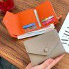 Genuine leather wallet, small wallet for women, ultra-thin student card bag, integrated wallet, high-end and multifunctional 