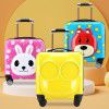 Children's suitcase, 18 inch luggage box, 3D cartoon travel box, universal wheel gift festival 