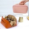 Organ Pillow Makeup Bag for Women's Handheld Large Capacity Travel Portable Luxury Toilet Bag Makeup Storage Bag 