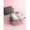 Travel portable underwear storage bag, split pack organizing bag, large capacity socks, underwear, bra storage bag, three in one 