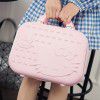 Cute cartoon cat makeup box, 14 inch cartoon carry on box, small luggage box, travel carry on suitcase 