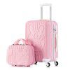 Trolley box, male and female student luggage, zipper box, leather box, boarding travel box 