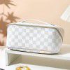 Checkered Pillow Bag Makeup Bag Women's Large Capacity Portable Travel Cosmetics Wash Bag Storage Bag 