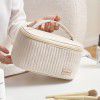 Cake Makeup Bag PU Solid Handheld Wash Bag Cosmetic Portable Storage Bag Makeup Bag 