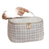 Makeup bag for women, small fragrance, large capacity, portable toiletries, storage bag, portable for going out 