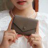 Genuine leather wallet, small wallet for women, ultra-thin student card bag, integrated wallet, high-end and multifunctional 