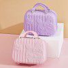 Trolley box, male and female student luggage, zipper box, leather box, boarding travel box 