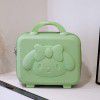 Bear Carrying Case Cartoon Luggage for Women Portable Climbing Case with Hand Gift Box for Children Storage Makeup Box 14 inches 