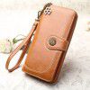 30% off wallet, mobile phone bag, long zipper, oil leather handbag, fashionable card bag, coin bag 