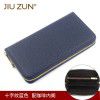 Cross Pattern Long Men's Wallet Fashion Zipper 