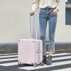 Luggage case, male business aluminum frame, female small 18 inch trolley case, universal wheel travel case, small and fresh new product 